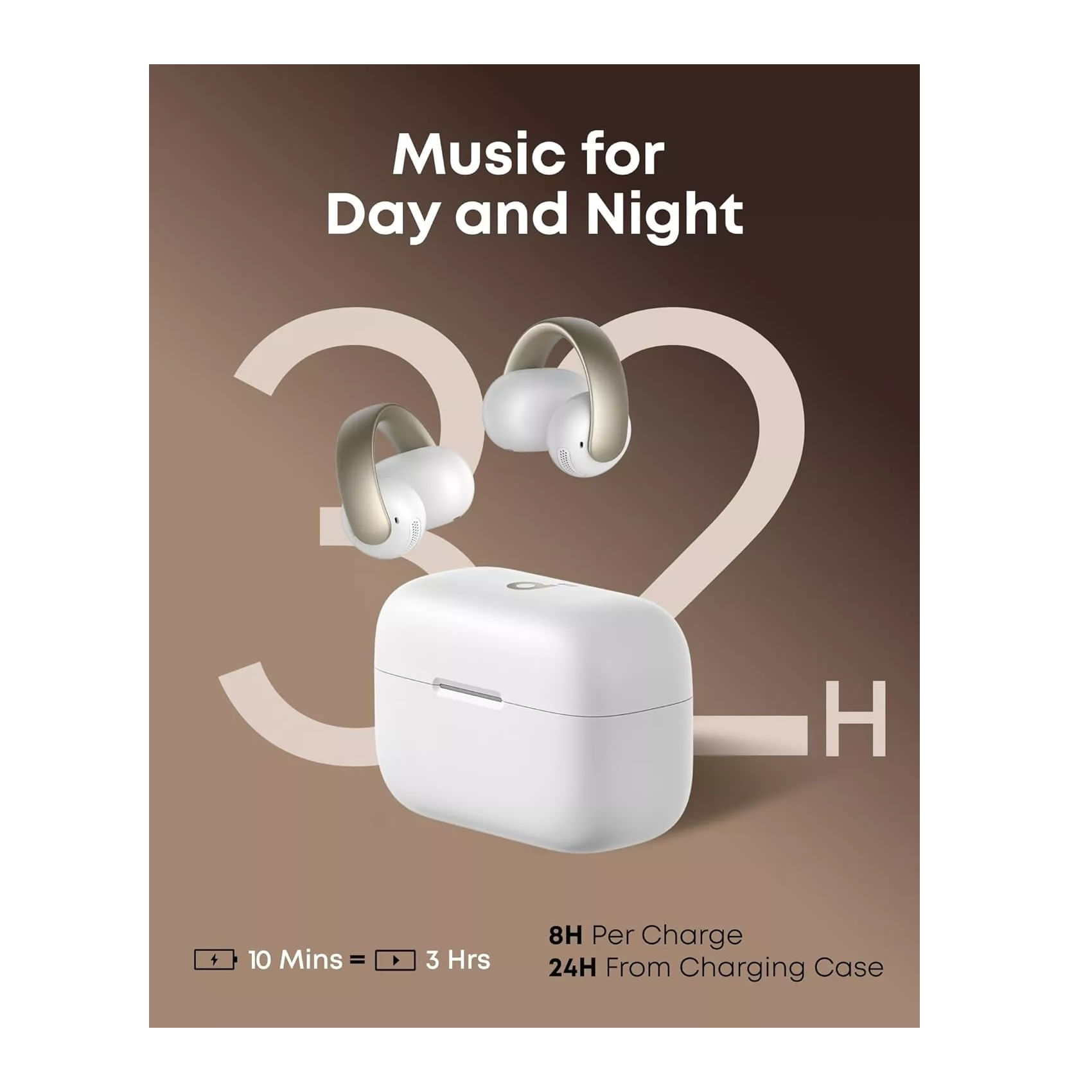 【美品】Anker Soundcore AeroClip Amazon.co.jp: Anker Soundcore AeroClip (Bluetooth 5.4), Open-Ear